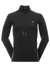 Luke Half Zip Up Mid Long Sleeve T-Shirt Black - J.LINDEBERG - BALAAN 2