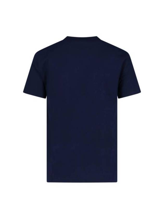 Slim Fit Logo Short Sleeve T-Shirt Blue - POLO RALPH LAUREN - BALAAN 3