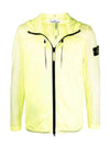 Men's Wappen Patch Lucido TC Windbreaker Lemon - STONE ISLAND - BALAAN 2