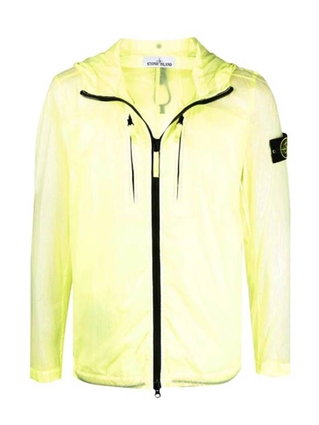 Men's Wappen Patch Lucido TC Windbreaker Lemon - STONE ISLAND - BALAAN 2