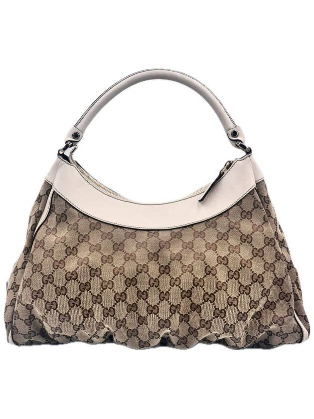 Fabric GG Supreme D ring hobo shoulder bag - GUCCI - BALAAN 2