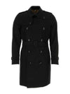 Kensington Heritage Trench Coat Black - BURBERRY - BALAAN 1