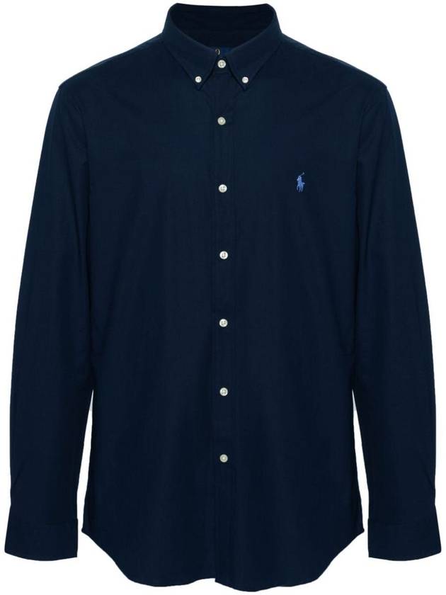 Long Sleeve Shirt 710928254001 Navy - POLO RALPH LAUREN - BALAAN 2