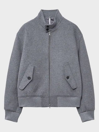 Wool Herrington Blouson Gray - NOIRER - BALAAN 2