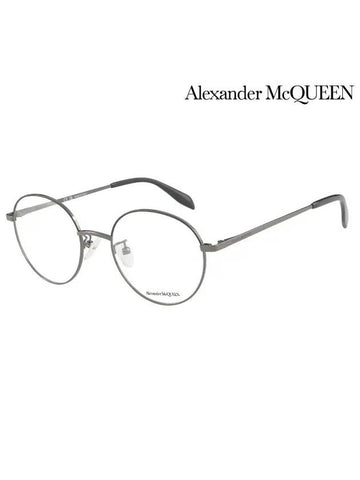 Glasses Frame AM0369O 004 Round Metal Men Women Glasses - ALEXANDER MCQUEEN - BALAAN 1