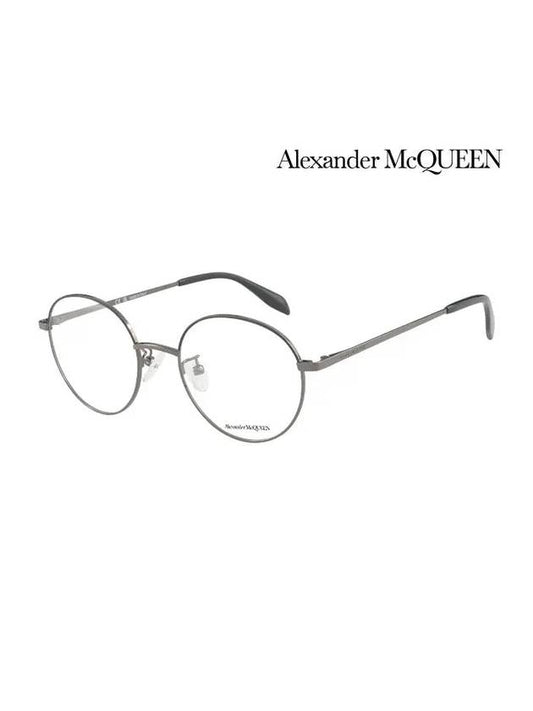 Eyewear Round Metal Eyeglasses Black - ALEXANDER MCQUEEN - BALAAN 1