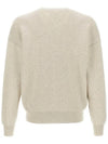 Atlee Logo Knit Top Light Grey - ISABEL MARANT - BALAAN 4