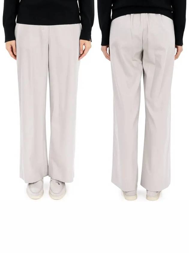 Floria Straight Pants Ivory - MAX MARA - BALAAN 2