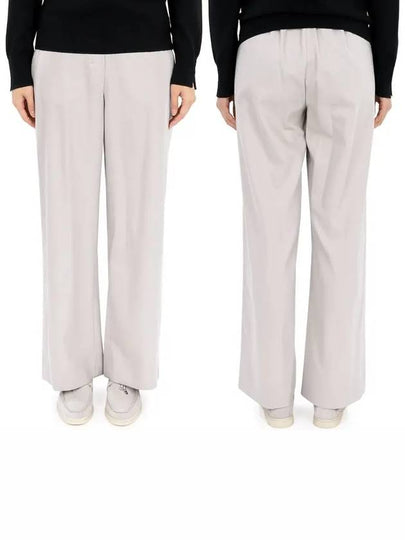 Floria Straight Pants Ivory - MAX MARA - BALAAN 2