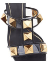 Roman Stud Sandal Heels Black - VALENTINO - BALAAN 9