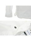 Lens Wappen Shirt Anorak White - CP COMPANY - BALAAN.