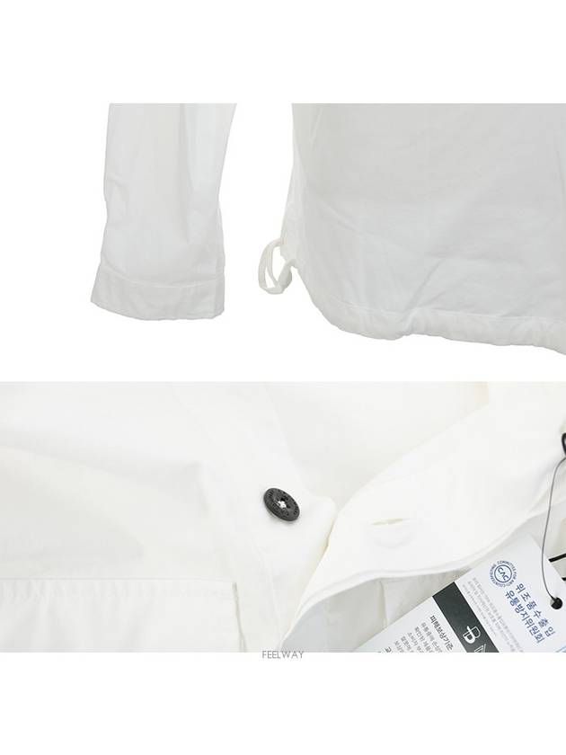 Lens Wappen Shirt Anorak White - CP COMPANY - BALAAN 6