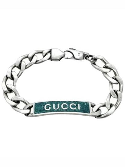 Enamel Logo Bracelet Silver - GUCCI - BALAAN 2