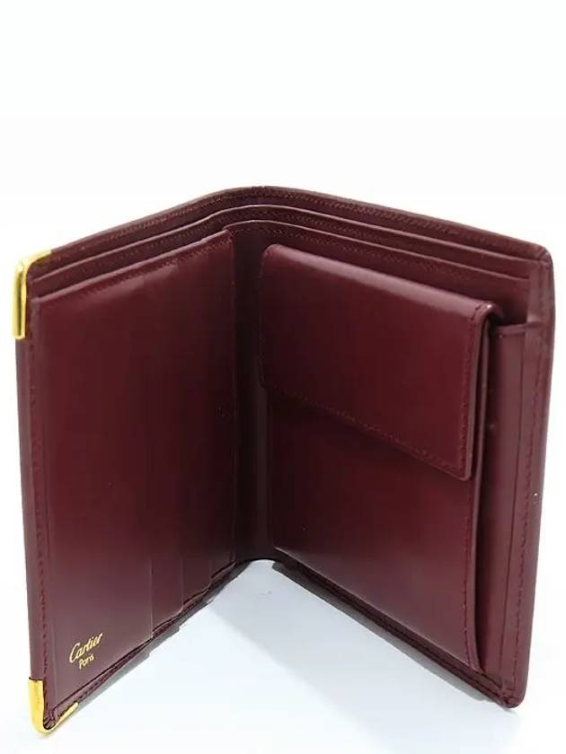 L3000467 Ruby Line 6 Credit Card Half Wallet - CARTIER - BALAAN 3