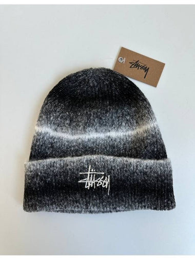 Cuff Basic Beanie 1321222 Black ONE SIZE - STUSSY - BALAAN 1