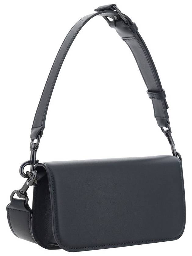 Logo Foldover Small Shoulder Bag Black - VALENTINO - BALAAN 6