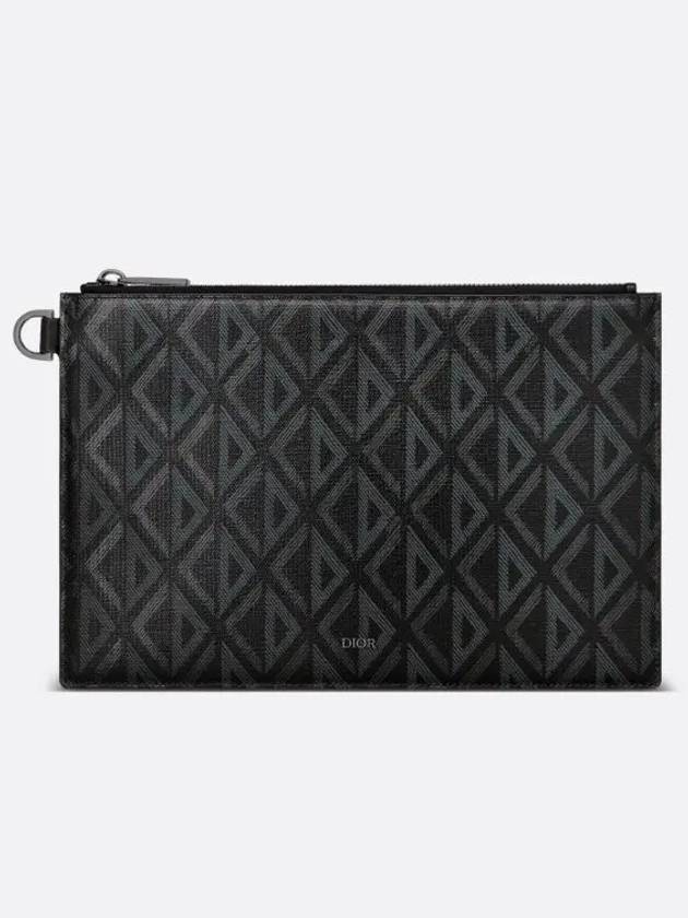 CD Diamond Clutch Bag Black - DIOR - BALAAN 2