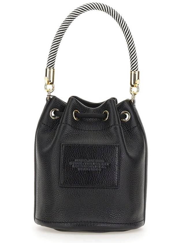 The Leather Bucket Bag Black - MARC JACOBS - BALAAN 4