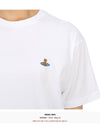 ORB Logo Cotton Short Sleeve T-Shirt White - VIVIENNE WESTWOOD - BALAAN 11