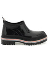 Women's Molded Rubber Garden Middle Boots Black - THOM BROWNE - BALAAN 2