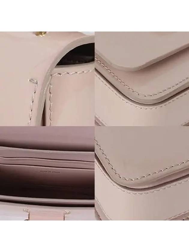 40785691 Small pink patent leather D ring shoulder crossbag - BURBERRY - BALAAN 5