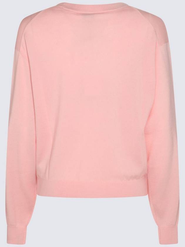 Boke Flower Logo Wool Knit Top Pink - KENZO - BALAAN 3