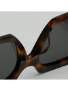 Eyewear Square Acetate Sunglasses Havana - CELINE - BALAAN 7