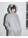 0 7 God Complex Ruffle Hoodie GRAY - CLUT STUDIO - BALAAN 3