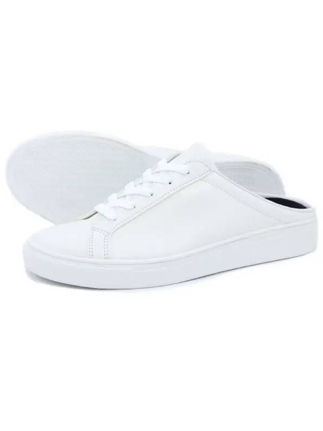 Basic Artificial Leather Sneakers Mule White - SUPENER - BALAAN 2