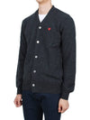 Mini Heart Men's Cardigan AZ N080 051 2 - COMME DES GARCONS - BALAAN 5