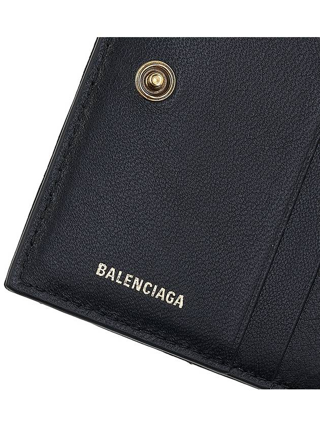 Crush Embellished Logo Card Wallet Black - BALENCIAGA - BALAAN 9