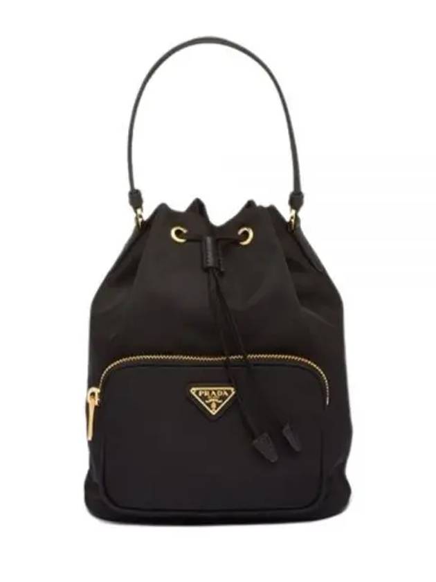 Duet Re-Nylon Bucket Bag Black - PRADA - BALAAN 2