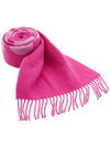 Lecharpe Fringe Logo Virgin Wool Muffler Pink - JACQUEMUS - BALAAN 2