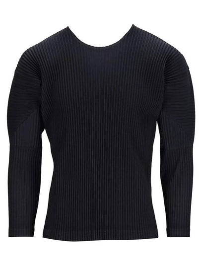 Basics Long Sleeve T-Shirt Black - ISSEY MIYAKE - BALAAN 2