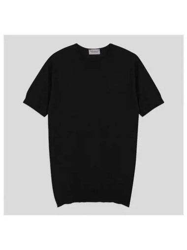 Belden knit t shirt black - JOHN SMEDLEY - BALAAN 1