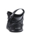 Curve Small Bucket Bag Black - ALEXANDER MCQUEEN - BALAAN 4