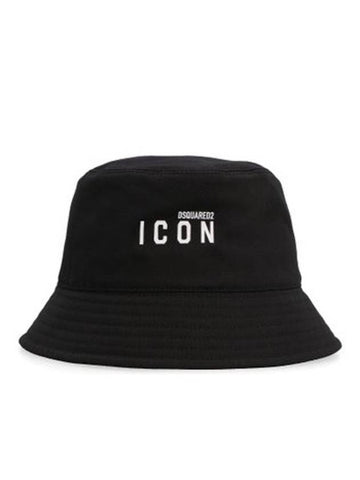 ICON Bucket Hat Black - DSQUARED2 - BALAAN 1