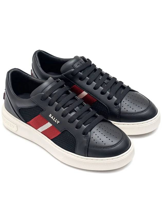 Men's Melys Low Top Sneakers Black - BALLY - BALAAN 3