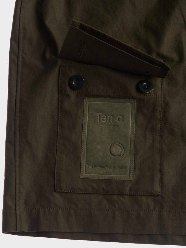 Cotton gabardine overshirt - TEN C - BALAAN 3