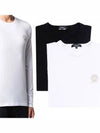 Men's Medusa Head Long Sleeve T-Shirt 2 Pack Black White - VERSACE - BALAAN 2