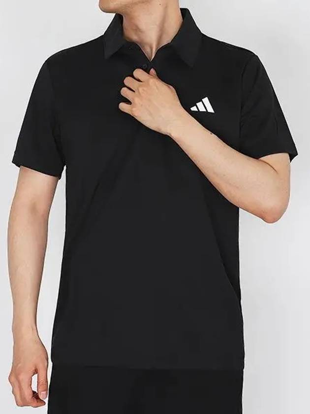 Tennis FAB Polo Shirt Black - ADIDAS - BALAAN 2