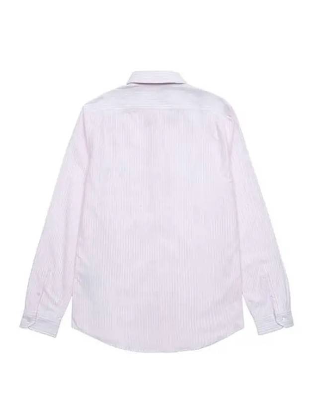 Zebra Motif Long Sleeve Shirt Light Pink - PAUL SMITH - BALAAN 3