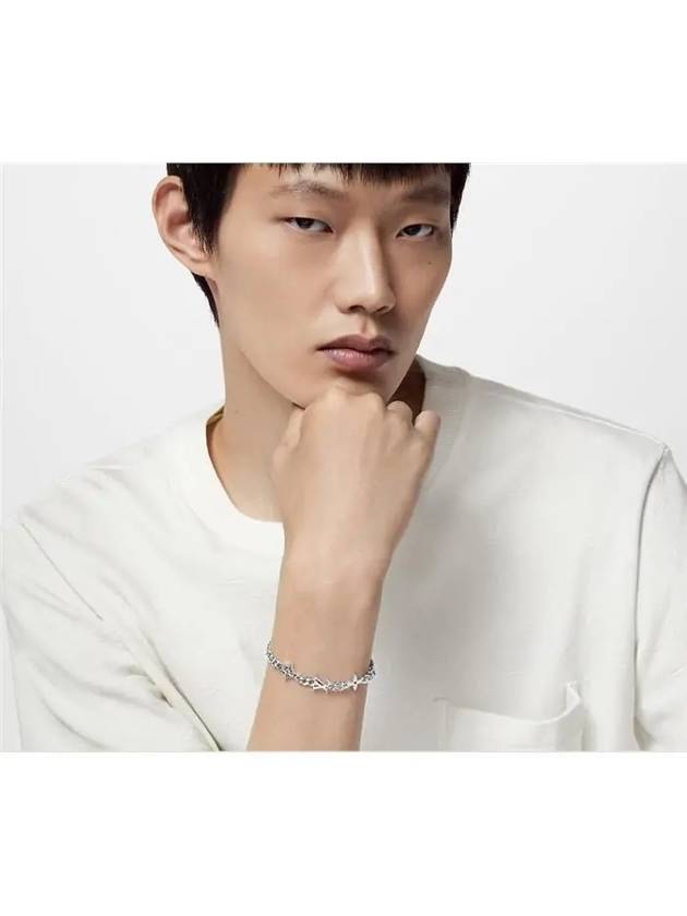 MNG Row Bracelet Silver - LOUIS VUITTON - BALAAN 3