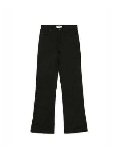 Flare Jeans Black Denim - ROLLING STUDIOS - BALAAN 1