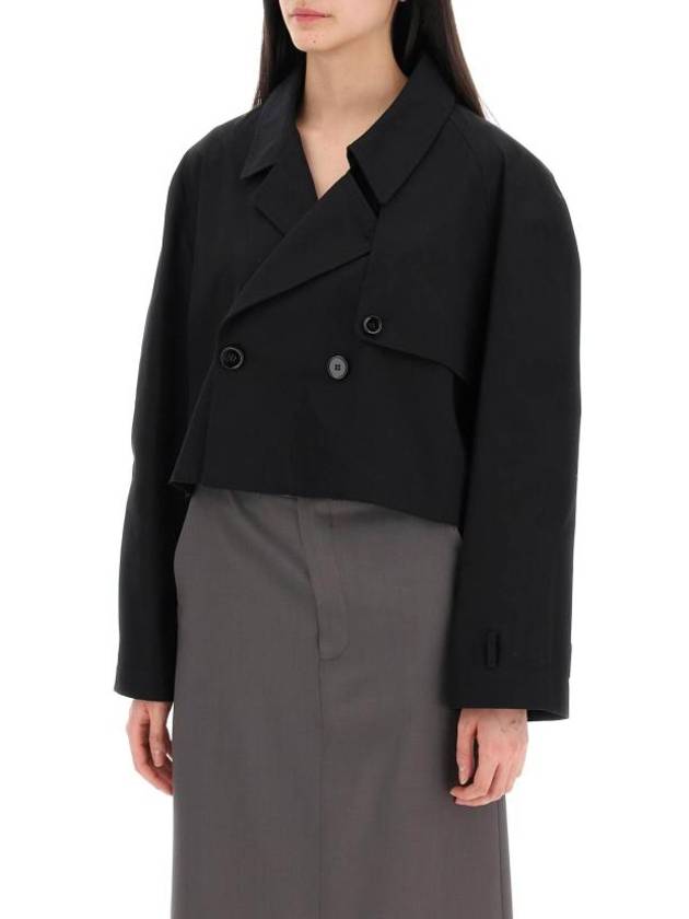 Short Trench Jacket Black - MAISON MARGIELA - BALAAN 5