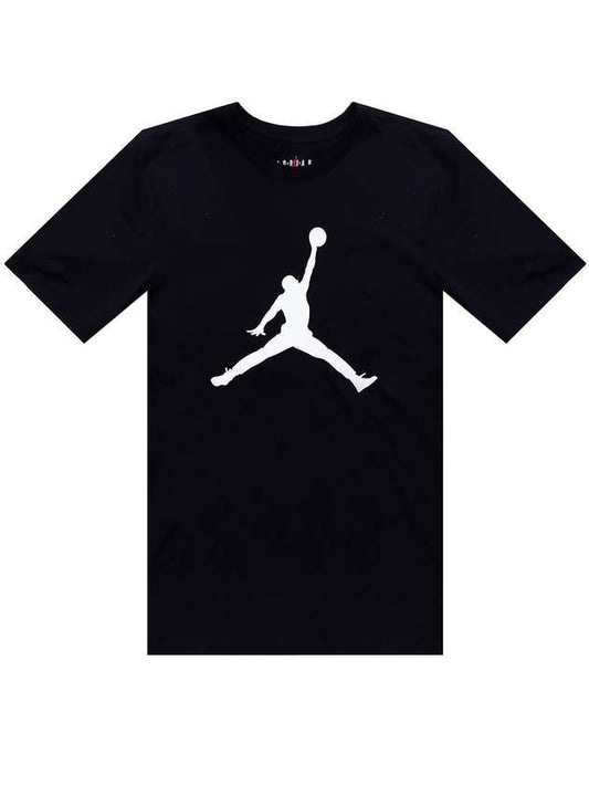 Men's Jordan Jumpman Logo Short Sleeve T-Shirt Black - NIKE - BALAAN 1