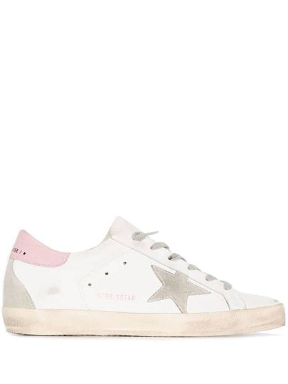 Superstar Pink Tab Low Top Sneakers - GOLDEN GOOSE - BALAAN 2