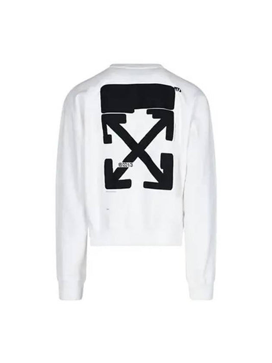 Tech Marker Sweatshirt White - OFF WHITE - BALAAN 1