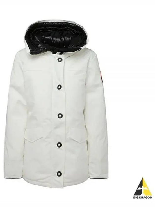 Lynnwood Short Padding Parka White - CANADA GOOSE - BALAAN 2