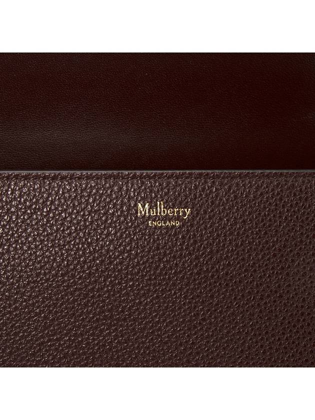 Darley Satchel Classic Grain Small Cross Bag Oxblood - MULBERRY - BALAAN 10